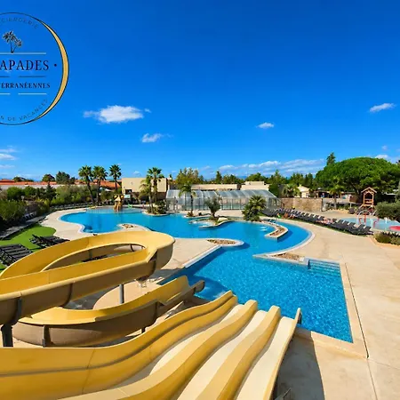 La Palmeraie Mobil 6 Personnes - Parc Aquatique - à 200m - 5 étoiles Les Dunes Campeggio Torreilles