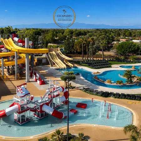 Campeggio La Palmeraie Mobil 6 Personnes - Parc Aquatique - à 200m - 5 étoiles Les Dunes Torreilles