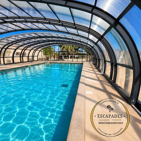 La Palmeraie Mobil 6 Personnes - Parc Aquatique - à 200m - 5 étoiles Les Dunes Campeggio Torreilles