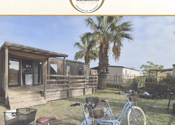 La Palmeraie Mobil 6 Personnes - Parc Aquatique - à 200m - 5 étoiles Les Dunes Torreilles